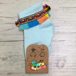 جوراب نوزادی دخترانه طرح سنتی