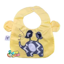 پیشبند نوزاد گوش دار طرح حیوان مدل اوکی دوکی