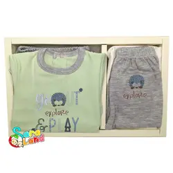 ست 5 تکه نوزادی دانالو Danaloo طرح جوجه تیغی