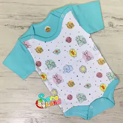 ست لباس تکه ای نی نی سان طرح حیوانات