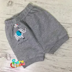 ست لباس تکه باز تینی تاپ طرح فیل و پرنده