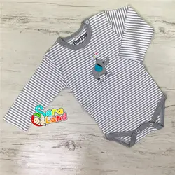 ست لباس تکه باز تینی تاپ طرح فیل و پرنده