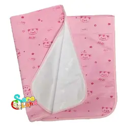 زیرانداز تعویض پوشک خارجی Best Baby طرح خرس صورتی