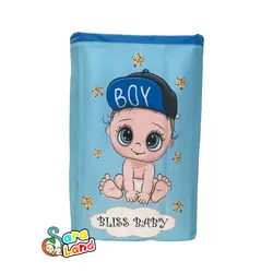 سبد پارچه ای کودک پسرانه Bliss Baby طرح پسر
