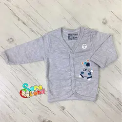 ست لباس تیکه ای ما نی نی طرح خرس جودون طوسی