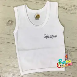 ست لباس تیکه ای نی نی سان طرح ساده سفید