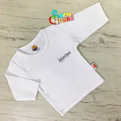 ست لباس تیکه ای نی نی سان طرح ساده سفید