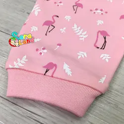 ست لباس تیکه باز کوکالو طرح فلامینگو دخترانه