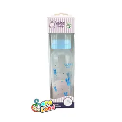 شیشه شیر کلاسیک وی بی بی +0 ماه ظرفیت 250 میلی لیتر مدل 852 آبی طرح خرگوش