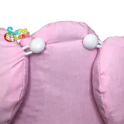 قنداق سوئیسی نوزاد دخترانه طرح خرس تاج دار