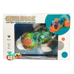 اردک موزیکال چرخ دنده ای Gear Duck سفید - سیسمونی سارالند