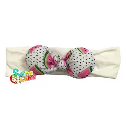 هد بند نوزاد دخترانه خارجی طرح هندوانه صورتی - سیسمونی سارالند