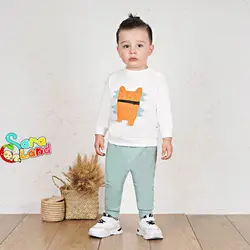 بلوز و شلوار نوزاد پسرانه طرح دایناسور - سیسمونی سارالند