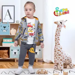 ست بلوز و سویشرت شلوار کودک پسرانه طرح ماشین - سیسمونی سارالند