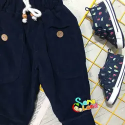 ست هودی و شلوار کودک طرح خرس پشمالو طوسی - سیسمونی سارالند