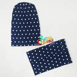 ست کلاه و شال گردن نوزاد خالدار - سیسمونی سارالند