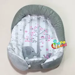 قنداق سوئیسی مخمل نوزاد طرح فیل و درخت - پوشاک و سیسمونی سارالند