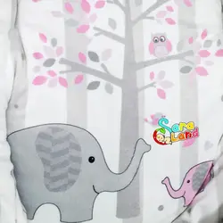 قنداق سوئیسی مخمل نوزاد طرح فیل و درخت - پوشاک و سیسمونی سارالند