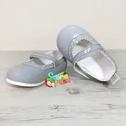 پاپوش نوزاد دخترانه ورنی طوسی - پوشاک و سیسمونی سارالند