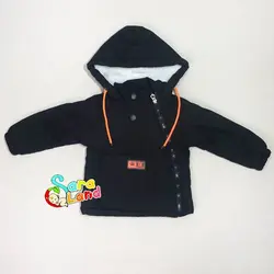 کاپشن کتان نوزاد طرح GA مشکی - پوشاک و سیسمونی سارالند