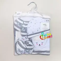 لباس بیمارستانی نوزاد 7 تکه گود مارک Good Mark طرح گوسفند و ستاره - پوشاک و سیسمونی سارالند