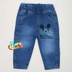شلوار لی نوزاد کشی طرح میکی ماوس