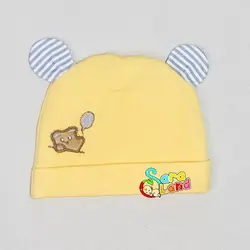 کلاه کشی نوزاد گوش دار طرح خرس و بادکنک