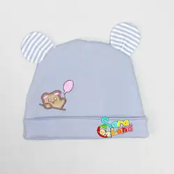 کلاه کشی نوزاد گوش دار طرح خرس و بادکنک