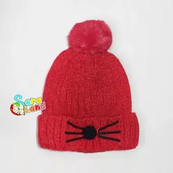 کلاه بافت نوزاد داخل خز مدل موش