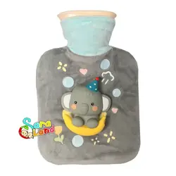 کیسه آب گرم نوزاد پوپت دار ظرفیت 500 میلی لیتر مدل فیل