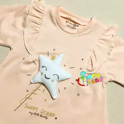 ست بلوز و شلوار نوزاد طرح گلبهی