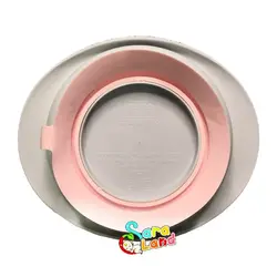 سرویس غذاخوری نوزاد 5 تکه Cihcco استپ دار طرح کودکان صورتی