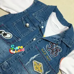 ست بلوز و جلیقه و شلوار جین نوزاد