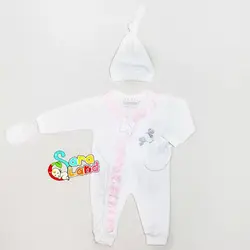 سرهمی نوزاد دخترانه طرح پروانه