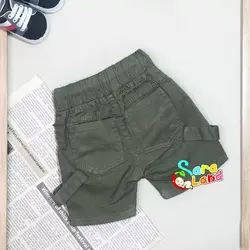 شلوارک کتان نوزاد طرح دایناسور رنگی