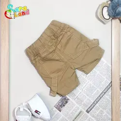 شلوارک کتان نوزاد طرح دایناسور رنگی