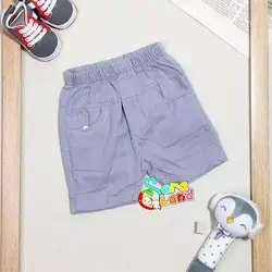 شلوارک کتان نوزاد طوسی