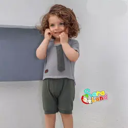 رامپر نوزادی پسرانه طرح کراوات