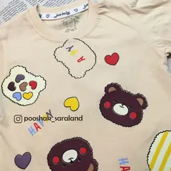 ست بلوز و شلوارک طرح خرس