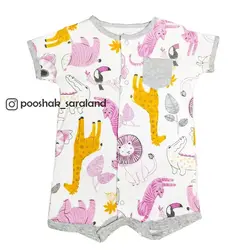 رامپر کارترز نوزاد جیب دار طرح حیوانات