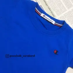 بلوز آستین کوتاه نوزاد آبی Champion