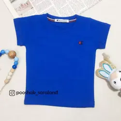 بلوز آستین کوتاه نوزاد آبی Champion