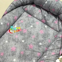 آغوشگیر نوزاد دخترانه طرح ستاره