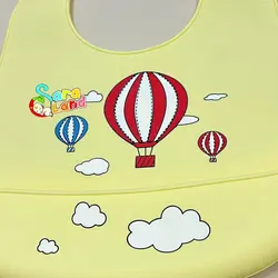 پیشبند سیلیکونی نوزاد طرح بالون ها