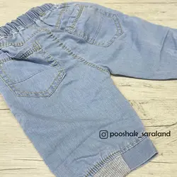 شلوارک جین کودک طرح خرس