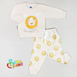 بلوز و شلوار پشمی طرح خرس کت دار