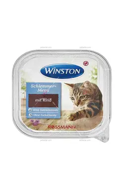 ووم وینستون گربه با طعم گوشت گاو ۱۰۰ گرمی | Winston With Beef Voom