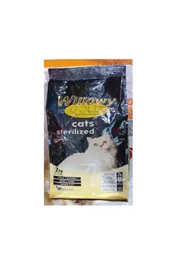 غذای خشک گربه عقیم شده ویلووی ۲ کیلویی | Willowy Cat Sterilized Gold 2 k