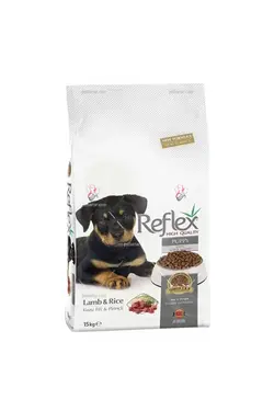غذای خشک پاپی رفلکس طعم بره و برنج ۱۵ کیلویی |  Reflex Puppy with Lamb and Rice Dry Food