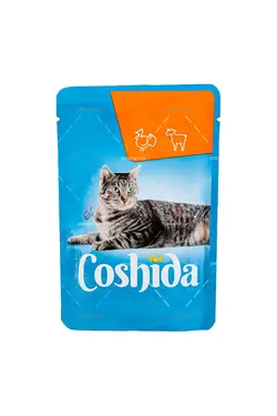 پوچ گربه کوشیدا با طعم بره و بوقلمون ۱۰۰ گرمی | Coshida Cat Pouch Lamb and turkey